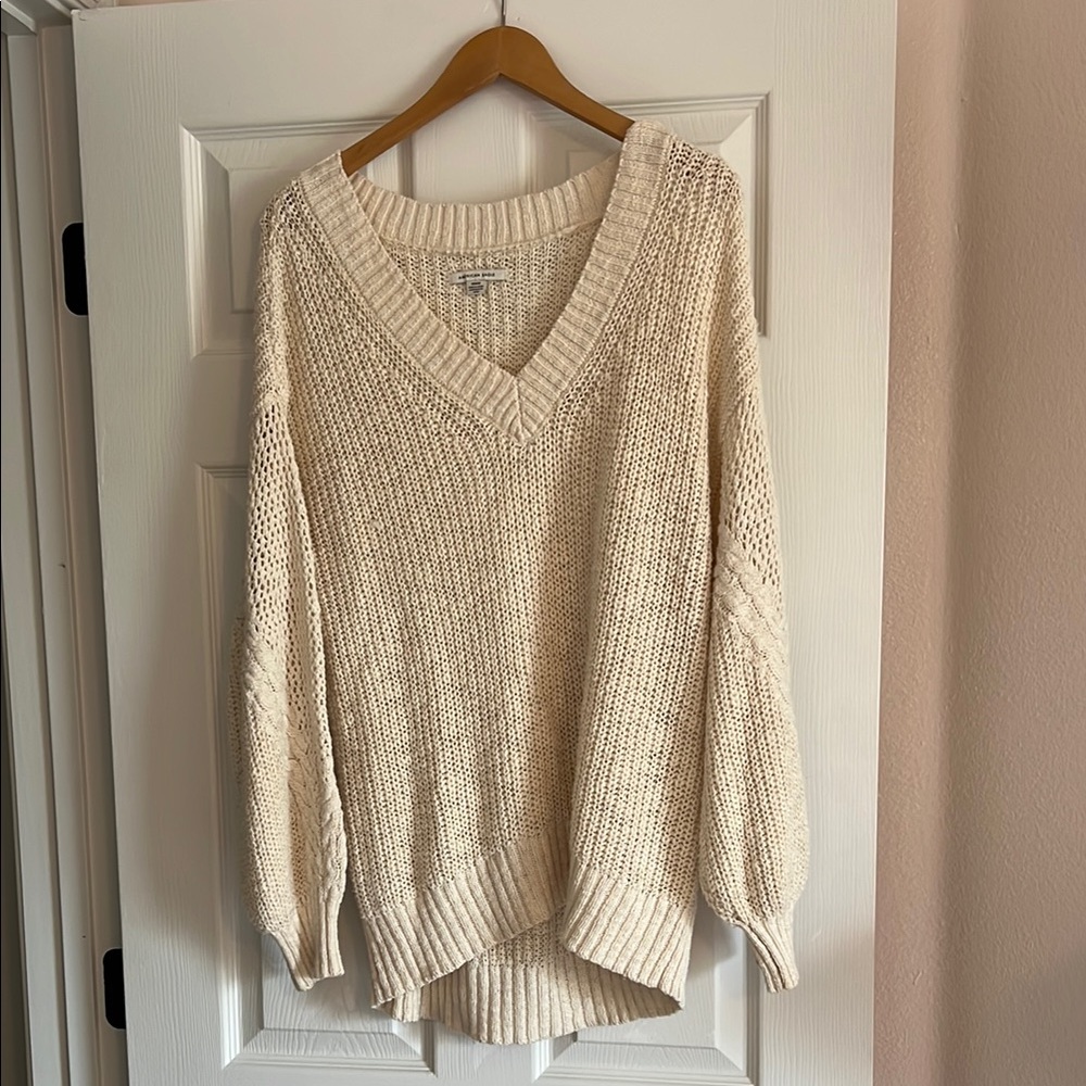 Cozy Cream Knit Sweater